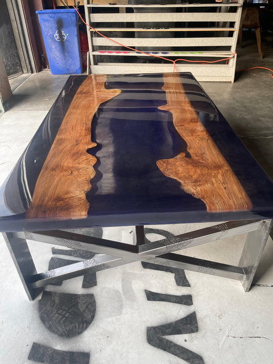 Smokey Black River Coffee Table